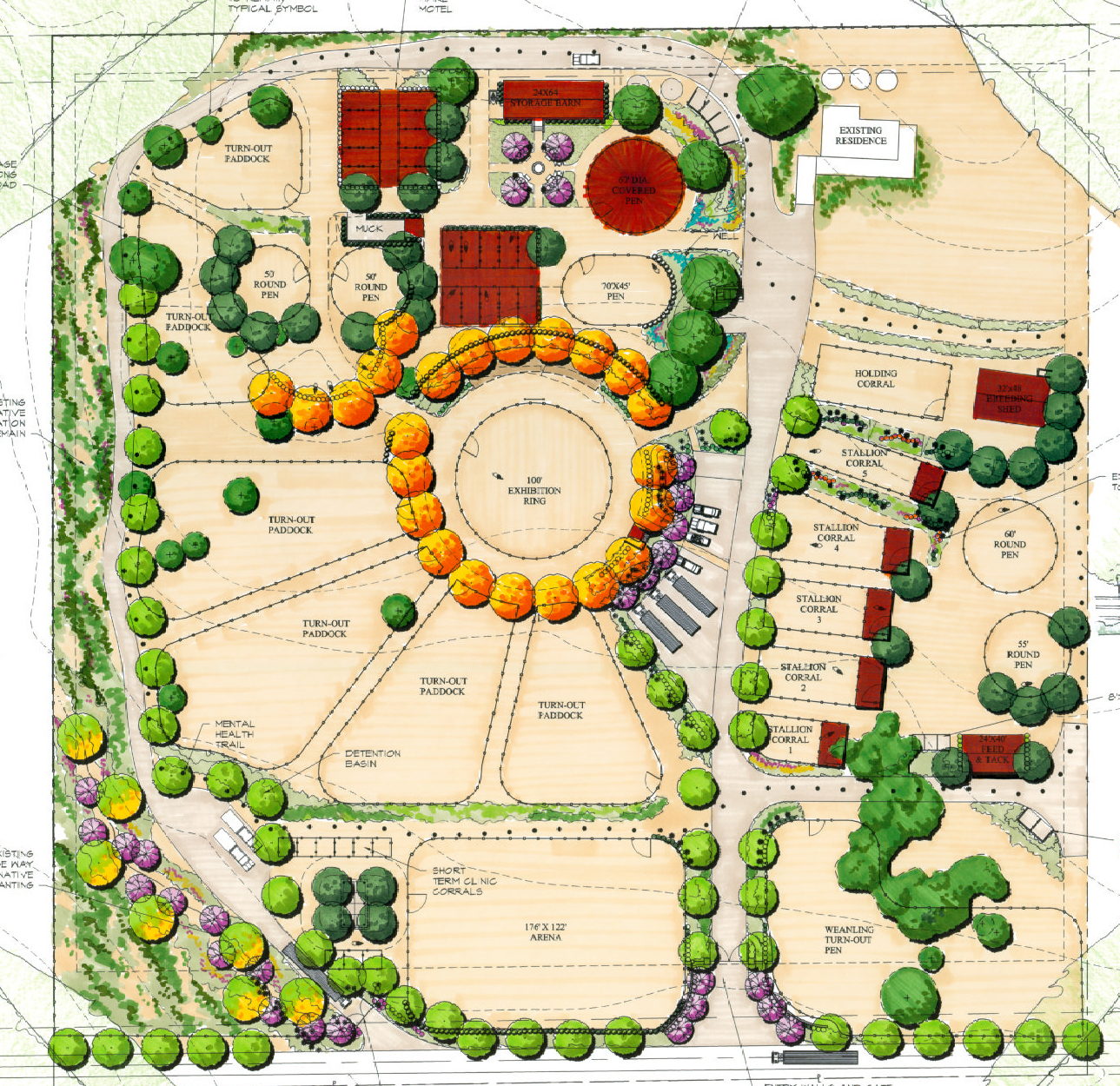 Buena Vida Master Plan Rendering – plan only